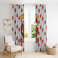 Berry ChristmasYall Christmas Window Curtain Xmas Holiday Patterns - Wonder Print Shop