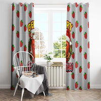 Berry ChristmasYall Christmas Window Curtain Xmas Holiday Patterns - Wonder Print Shop