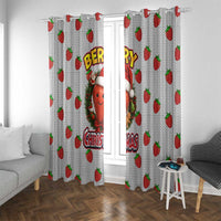 Berry ChristmasYall Christmas Window Curtain Xmas Holiday Patterns - Wonder Print Shop