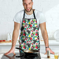 Black Cat Christmas Christmas Apron Xmas Holiday Patterns - Wonder Print Shop