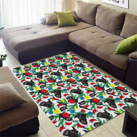 Black Cat Christmas Christmas Area Rug Xmas Holiday Patterns - Wonder Print Shop