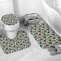 Black Cat Christmas Christmas Bathroom Set Xmas Holiday Patterns - Wonder Print Shop