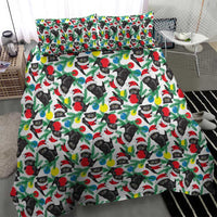 Black Cat Christmas Christmas Bedding Set Xmas Holiday Patterns - Wonder Print Shop