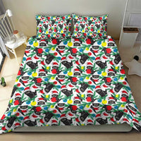 Black Cat Christmas Christmas Bedding Set Xmas Holiday Patterns - Wonder Print Shop