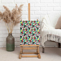 Black Cat Christmas Christmas Canvas Wall Art Xmas Holiday Patterns - Wonder Print Shop