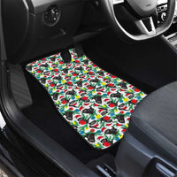 Black Cat Christmas Christmas Car Mats Xmas Holiday Patterns - Wonder Print Shop