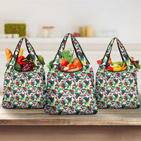 Black Cat Christmas Christmas Grocery Bag Xmas Holiday Patterns - Wonder Print Shop