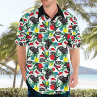 Black Cat Christmas Christmas Hawaiian Shirt Xmas Holiday Patterns - Wonder Print Shop