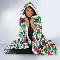 Black Cat Christmas Christmas Hooded Blanket Xmas Holiday Patterns - Wonder Print Shop