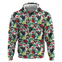 Black Cat Christmas Christmas Hoodie Xmas Holiday Patterns - Wonder Print Shop
