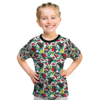 Black Cat Christmas Christmas Kid T Shirt Xmas Holiday Patterns - Wonder Print Shop