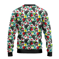 Black Cat Christmas Ugly Christmas Sweater Xmas Holiday Patterns - Wonder Print Shop