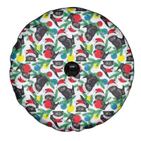 Black Cat Christmas Christmas Spare Tire Cover Xmas Holiday Patterns - Wonder Print Shop