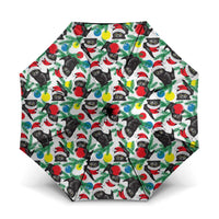 Black Cat Christmas Christmas Umbrella Xmas Holiday Patterns - Wonder Print Shop