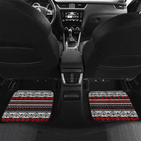 Black Cat Run On Coffee Car Mats Xmas Holiday Patterns - Wonder Print Shop