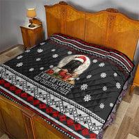 Black Cat Run On Coffee Quilt Xmas Holiday Patterns - Wonder Print Shop