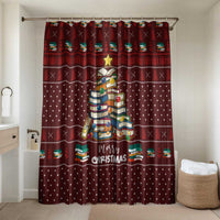 Book Pine Merry Christmas Bathroom Set Xmas Holiday Patterns - Wonder Print Shop