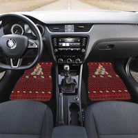 Book Pine Merry Christmas Car Mats Xmas Holiday Patterns - Wonder Print Shop
