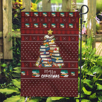 Book Pine Merry Christmas Garden Flag Xmas Holiday Patterns - Wonder Print Shop
