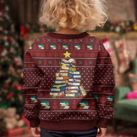 Book Pine Merry Christmas Kid Ugly Christmas Sweater Xmas Holiday Patterns - Wonder Print Shop