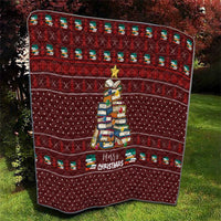 Book Pine Merry Christmas Quilt Xmas Holiday Patterns - Wonder Print Shop