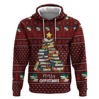 Book Pine Merry Christmas Zip Hoodie Xmas Holiday Patterns - Wonder Print Shop