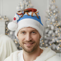 Somalia Christmas Santa Hat with Santa on Camel Christmas Tree Ornaments Candy Canes and Snowflake - Wonder Print Shop