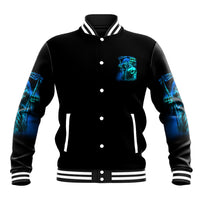 Tread Carefully Skull Baseball Jacket - Wonder Print Shop