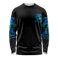 Tread Carefully Skull Long Sleeve Shirt - Wonder Print Shop