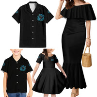 I Can't Go To Hell Mad Reaper Skull Family Matching Mermaid Dress and Hawaiian Shirt - Wonder Print Shop