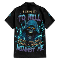 I Can't Go To Hell Mad Reaper Skull Hawaiian Shirt - Wonder Print Shop