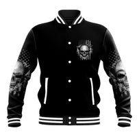 I Am Who I Am Skull Baseball Jacket - Wonder Print Shop