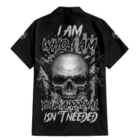 I Am Who I Am Skull Family Matching Mermaid Dress and Hawaiian Shirt - Wonder Print Shop