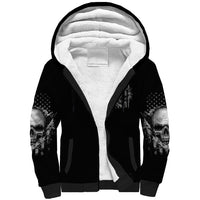 I Am Who I Am Skull Sherpa Hoodie - Wonder Print Shop