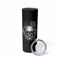 I Am Who I Am Skull Skinny Tumbler - Wonder Print Shop