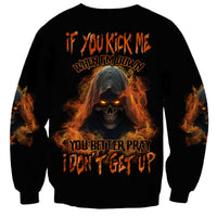 If You Kick Me When I'm Down Sweatshirt - Wonder Print Shop