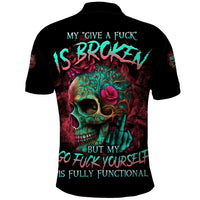 Give Me A F Is Broken But My Go F Yourself Polo Shirt - Wonder Print Shop