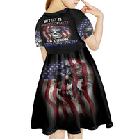Don't Try To Figure Me Out Kid Short Sleeve Dress - Wonder Print Shop