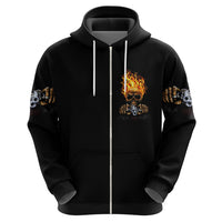 Dilligaf Flame Skull With G Hoodie - Wonder Print Shop