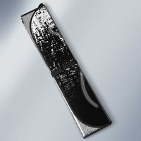 Custom Black and White King Salmon Fishing Auto Sun Shade with Trout Fish Design Black and White Grunge Style - Wonder Print Shop