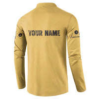 Custom Retro Bowling Button Sweatshirt with Diamond Stripe Pattern North Bowl Logo - Wonder Print Shop