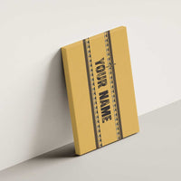 Custom Retro Bowling Canvas Wall Art with Diamond Stripe Pattern North Bowl Logo - Wonder Print Shop