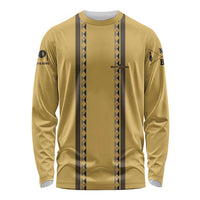 Custom Retro Bowling Long Sleeve Shirt with Diamond Stripe Pattern North Bowl Logo - Wonder Print Shop