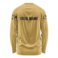 Custom Retro Bowling Long Sleeve Shirt with Diamond Stripe Pattern North Bowl Logo - Wonder Print Shop