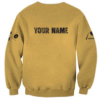 Custom Retro Bowling Sweatshirt with Diamond Stripe Pattern North Bowl Logo - Wonder Print Shop