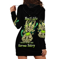 Karma Fairy Skull Hoodie Dress - Wonder Print Shop