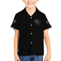 I Hate It When The Voices In My Head Skull Family Matching Off Shoulder Long Sleeve Dress and Hawaiian Shirt - Wonder Print Shop