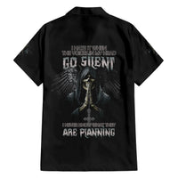 I Hate It When The Voices In My Head Skull Hawaiian Shirt - Wonder Print Shop