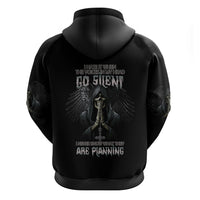 I Hate It When The Voices In My Head Skull Hoodie - Wonder Print Shop