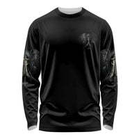 I Hate It When The Voices In My Head Skull Long Sleeve Shirt - Wonder Print Shop